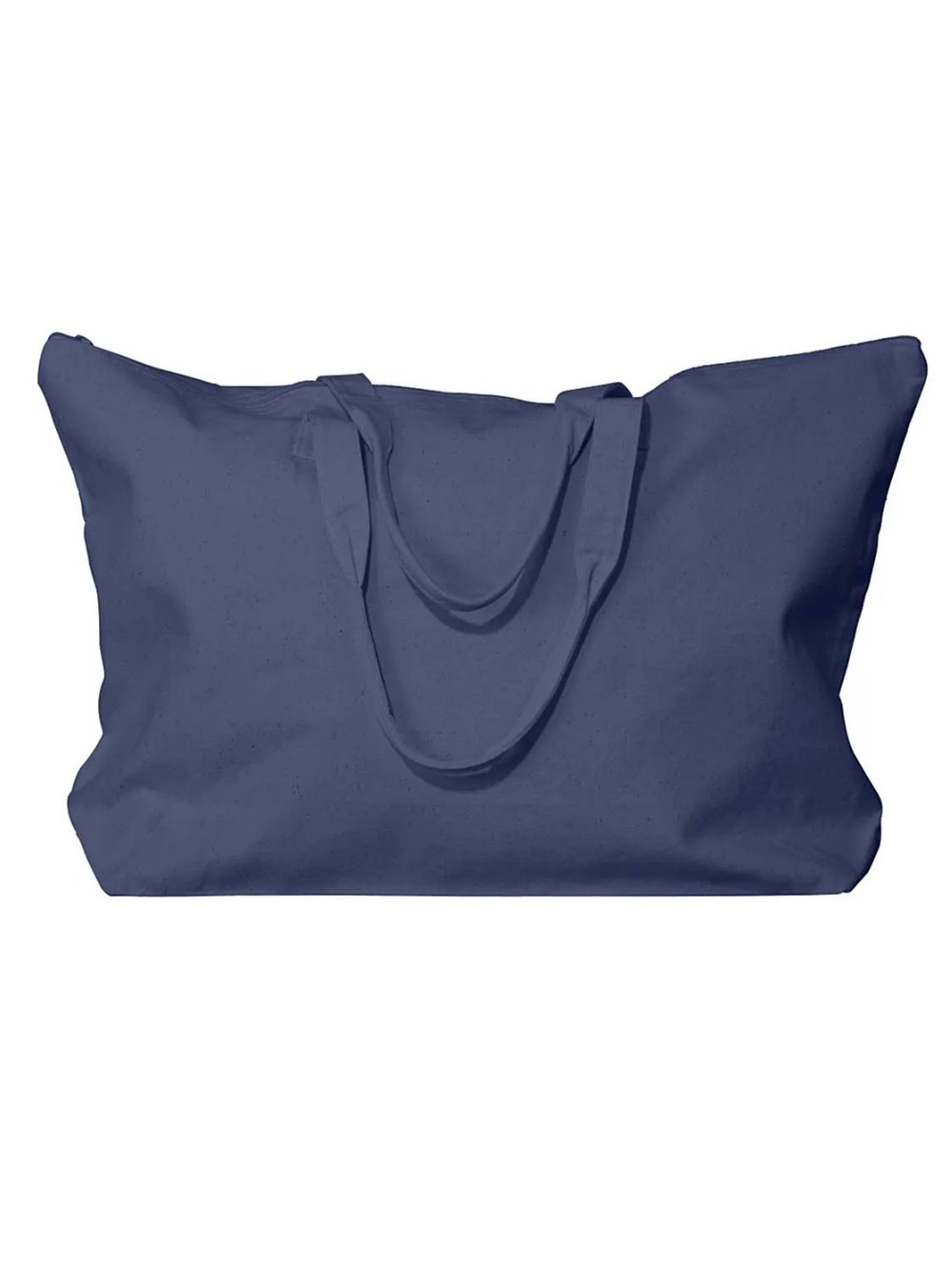 NWOT Zipped Canvas Tote Bag